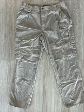 5.11 Tactical Cargo Pants Men 38x32 Tan Style 74251 Utility Outdoor Cotton